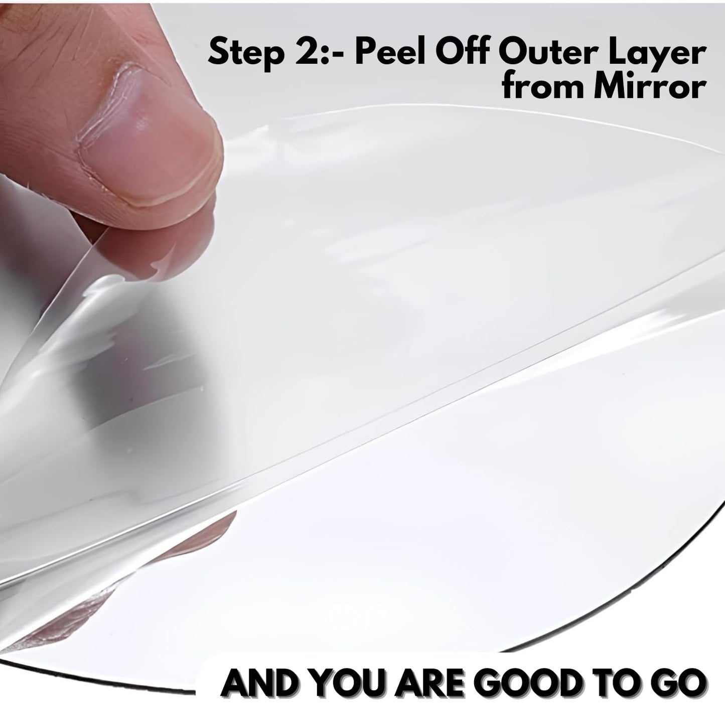 Magic Adhesive Mirrors (Oval)(Pack of 2)