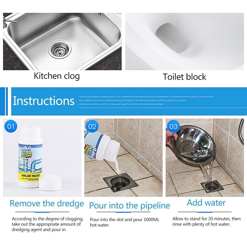Magic Drain Cleaner (Pack of 2)