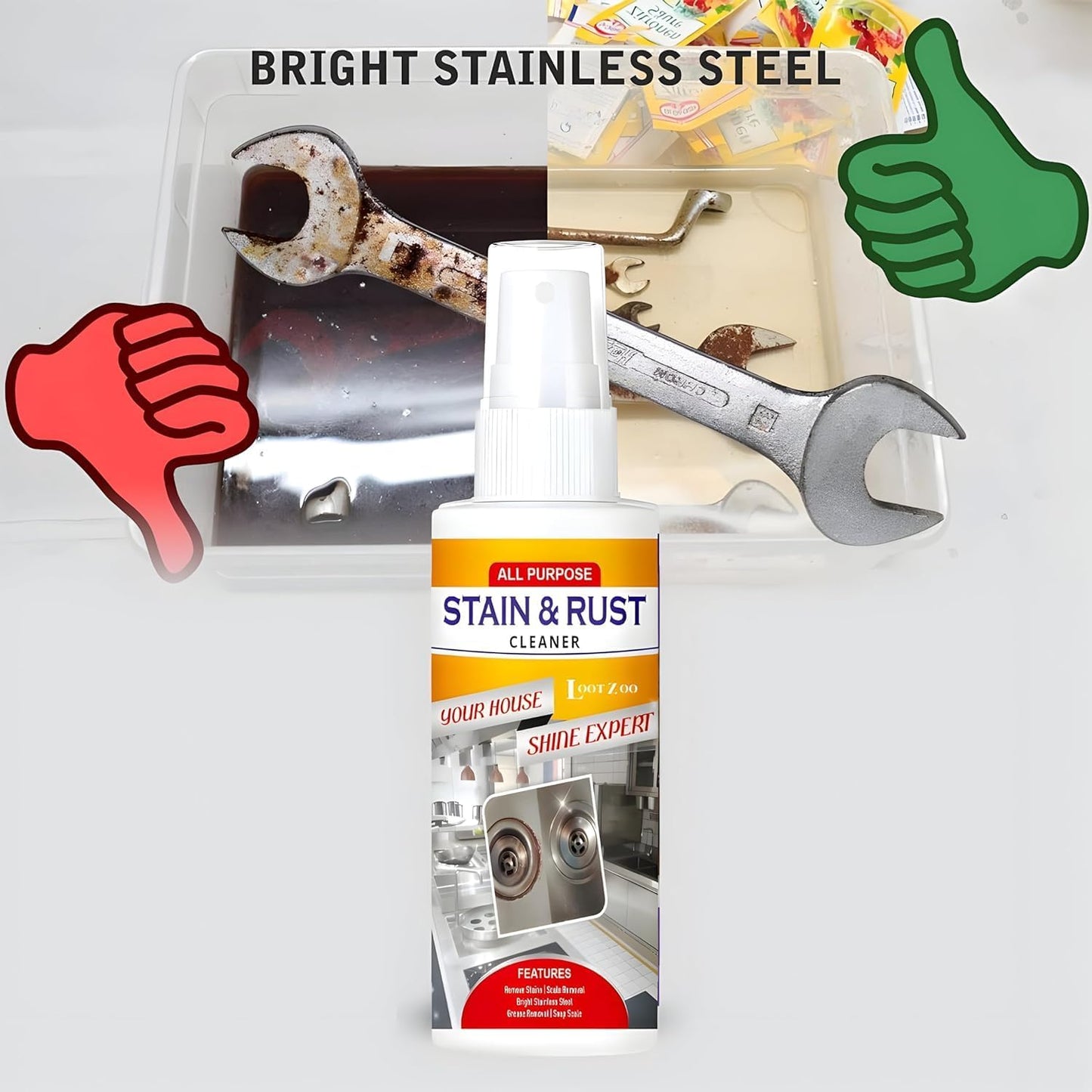 Magic Rust and Stain Remover (Pack of 2)